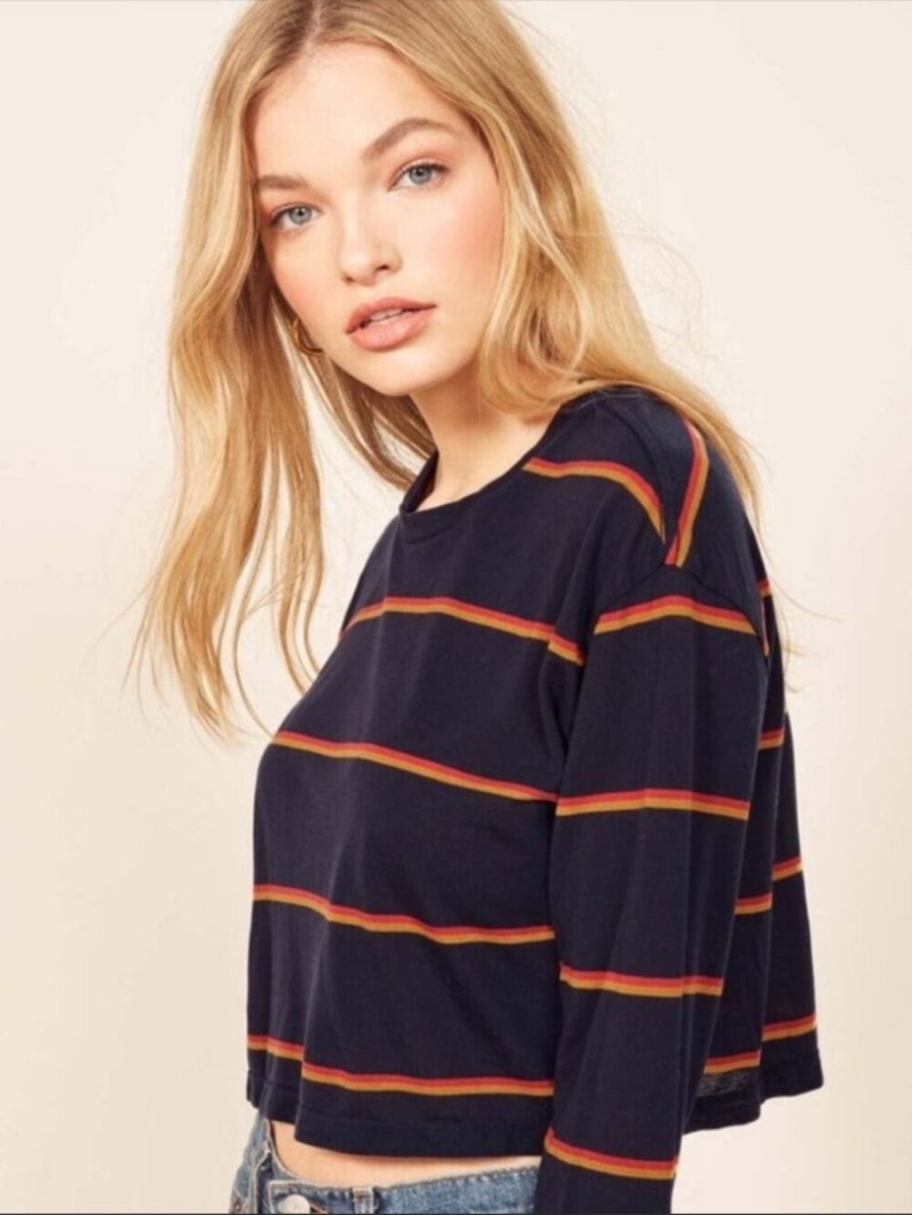 Reformation Striped Shirt/Chloe top